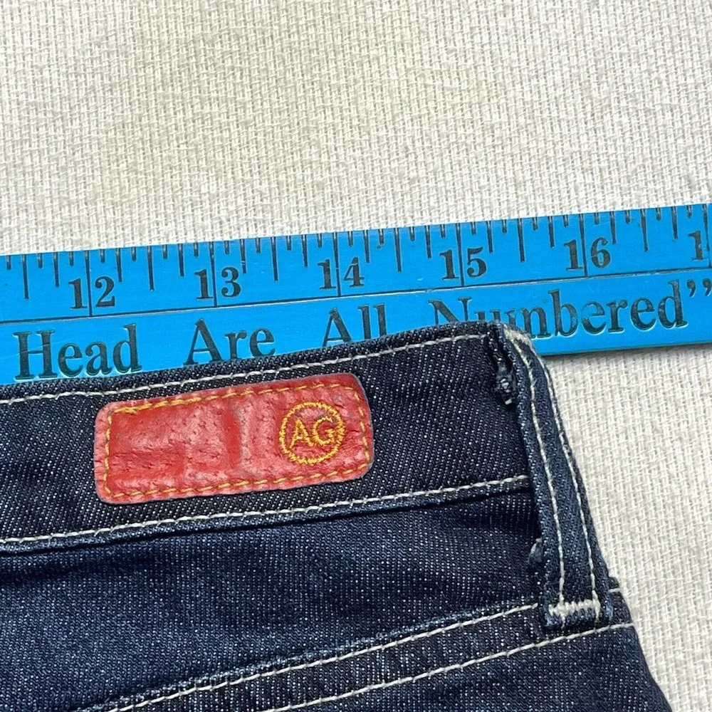 AG ADRIANO GOLDSCHMIED Shorts Womens 29R The Malibu Crop Pant Denim Blue - Picture 10 of 10